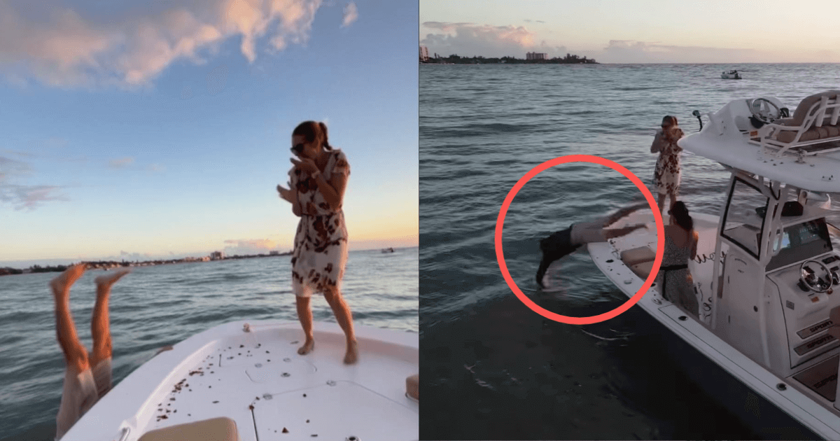 Hilarious! Man drops engagement ring in the ocean, retrieves it before